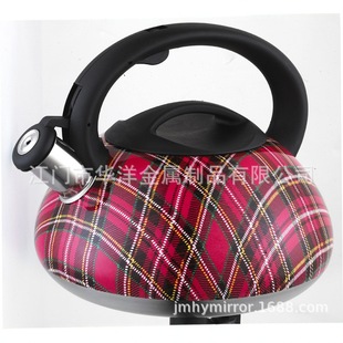 Stainless Steel Whistling Kettle High-End Crackle Paint Water Kettle Whistle Water Kettle Factory