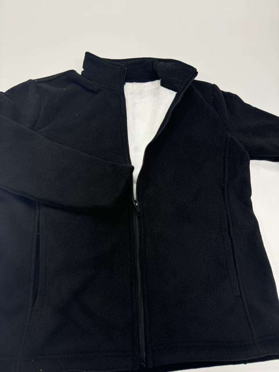 Shake-off camiseta de cremallera de color sólido para hombres y mujeres otoño y invierno más camiseta de collar grueso ropa de trabajo casual chaqueta deportiva seca rápida