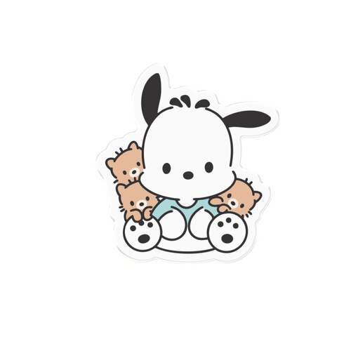 Soft cute ins cute cinnamon dog brooch pendant medal Japanese badge clothes bag pencil case Kurome patch