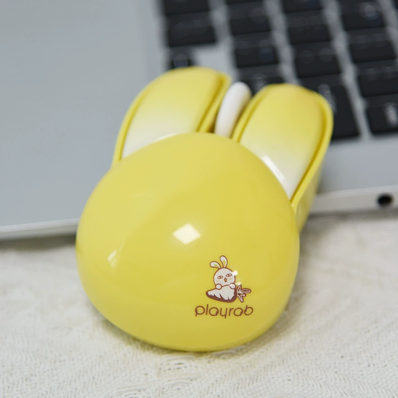 Wireless mouse, mute cute rabbit, handheld laptop, 4G