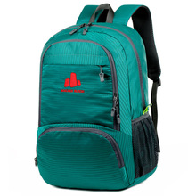 新款轻便便宜可折叠双肩背包会销广告宣传礼品可印logo学生双肩包