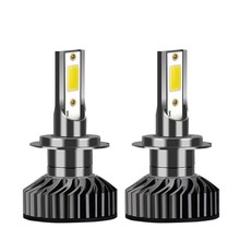 跨境F2迷你汽车LED大灯H7车灯H4H11900550WH19006前大灯COB光源