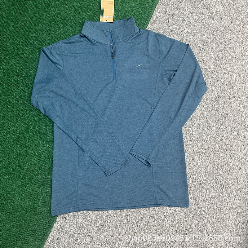 Atletismo otoño invierno medio cremallera nuevo entrenamiento deportivo chaqueta transpirable hombre y mujer acondicionamiento físico correr ropa deportiva rápida seca