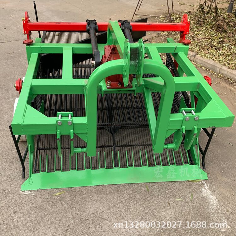 四轮带花生螺丝菜收获机 花生收获机 平地鲜花生出土机