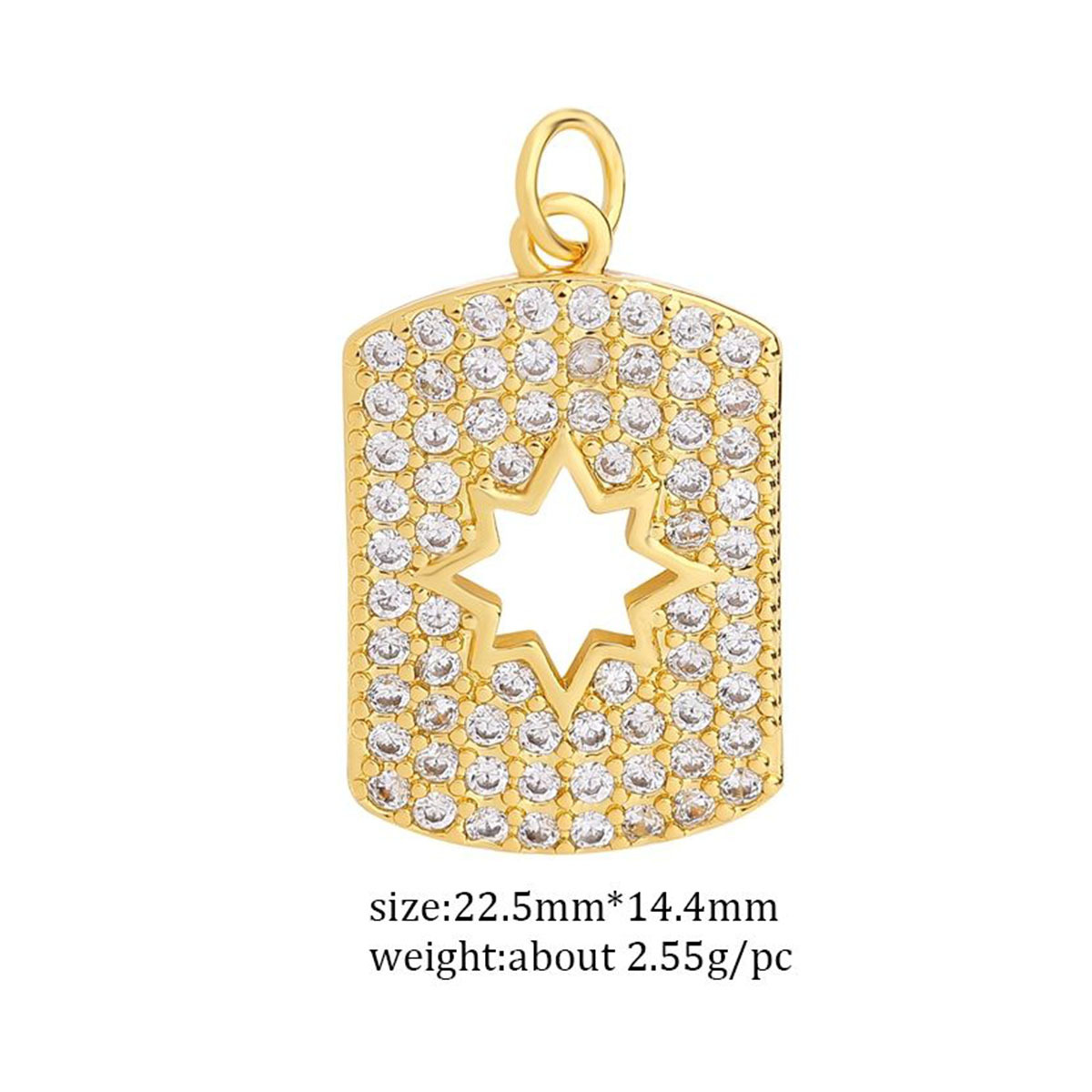 3g Weight Pendant Jewelry Making Type Zircon Inlay Material DIY Jewelry Accessories Classification 1 Piece Quantity Copper Material Devil's Eye, Moon, Heart Shape Pattern Plating Design Vintage Style, Classic Style Style 1 Piece Copper Zircon Devil's Eye Moon Heart Shape Pendant 6