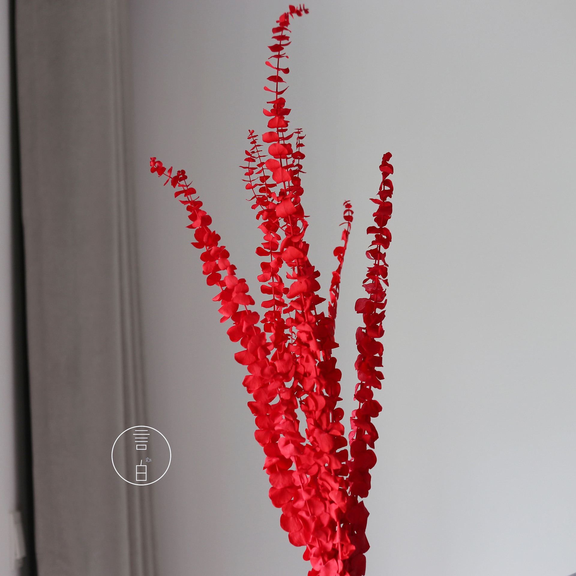 Decoratiune de perete eucalipt stil padure buchet uscat_voghion.com