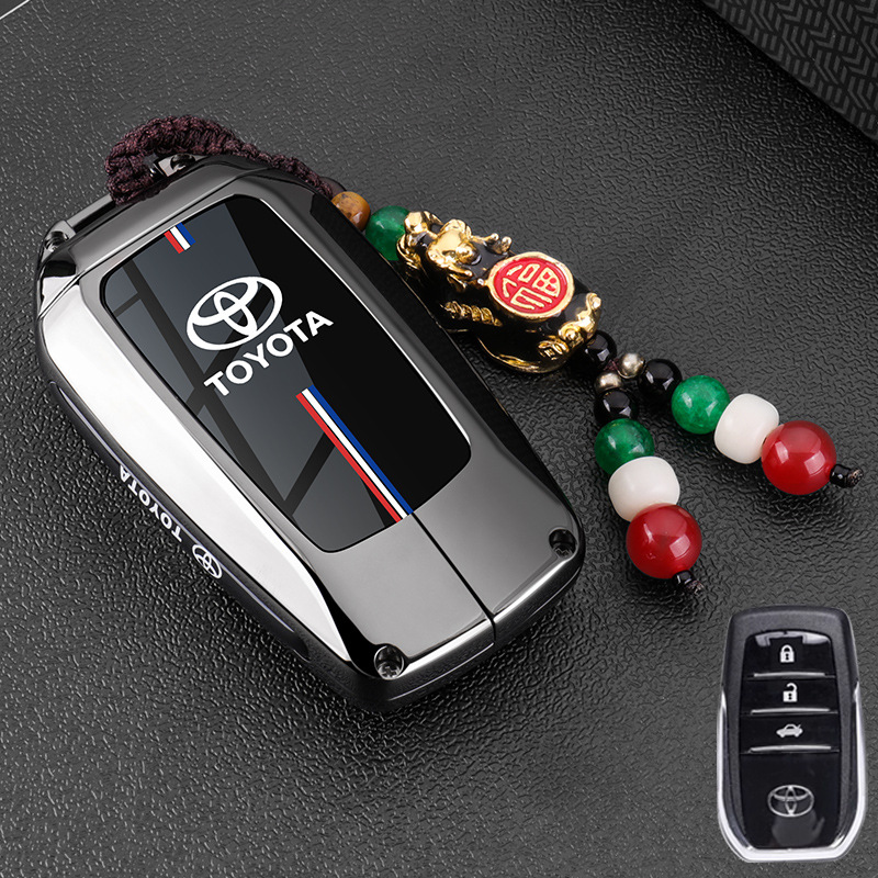 Suitable for Toyota Key Cover Chr Hilux Fortuner Cooluze Camry Corolla Rav4 Highlander
