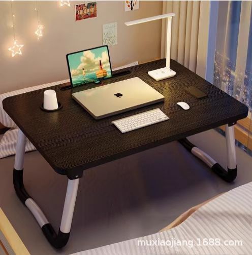 床桌床懒人飘窗桌可叠纳笔记本平板电脑桌宿舍寝室本炕书桌办公桌