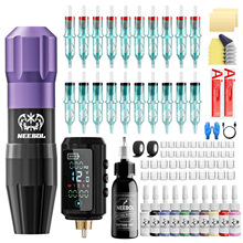 纹身笔套装马达机刺青含无线电源色料全套纹身器材用品跨境爆款