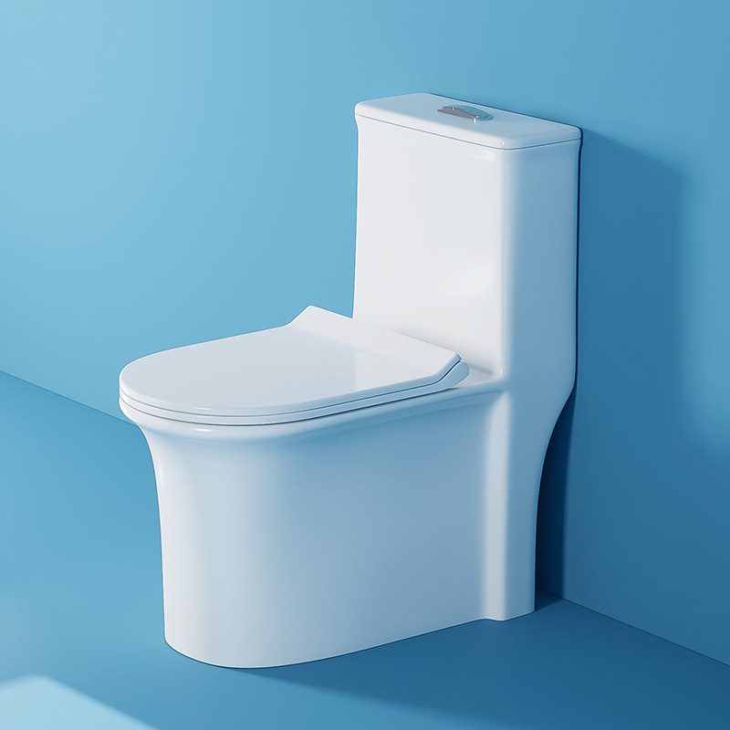 Nuevo de una sola pieza Super sifón ingeniería decoración del hogar Inodoro inodoro al por mayor fábrica de artículos sanitarios