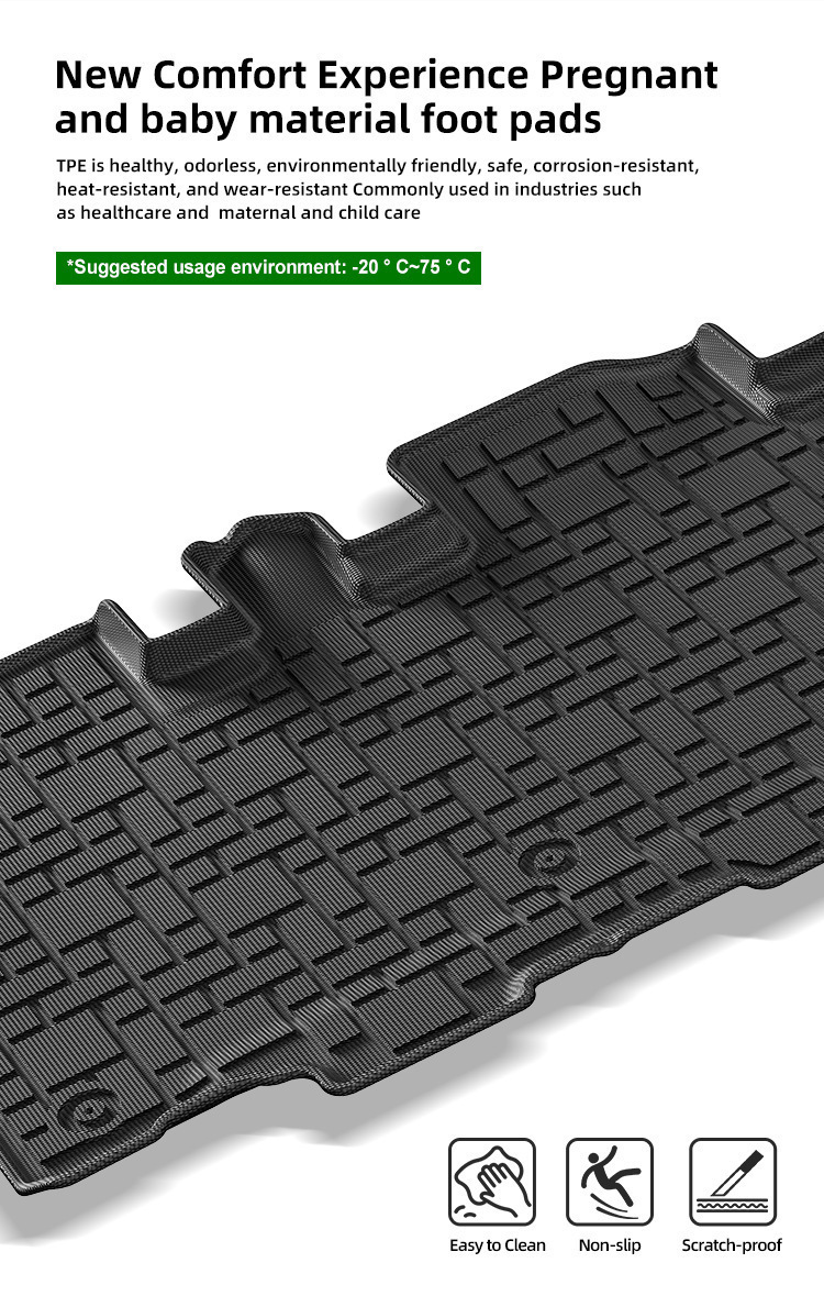 Suitable for 23 Models of Honda N-Box Jf5/F6 Right-Hand Drive Cars, Full Tpe Floor Mats, Trunk Mat, Cross-Border