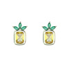 Fruit earrings, summer small fashionable universal silver needle, silver 925 sample