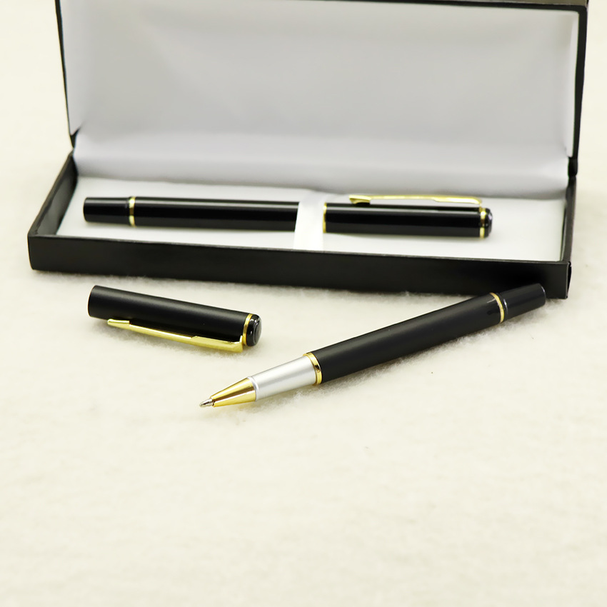Roche 760 bolígrafo de bolígrafo comercial publicidad metal al por mayor 0.5mm negro regalos comerciales lujosos