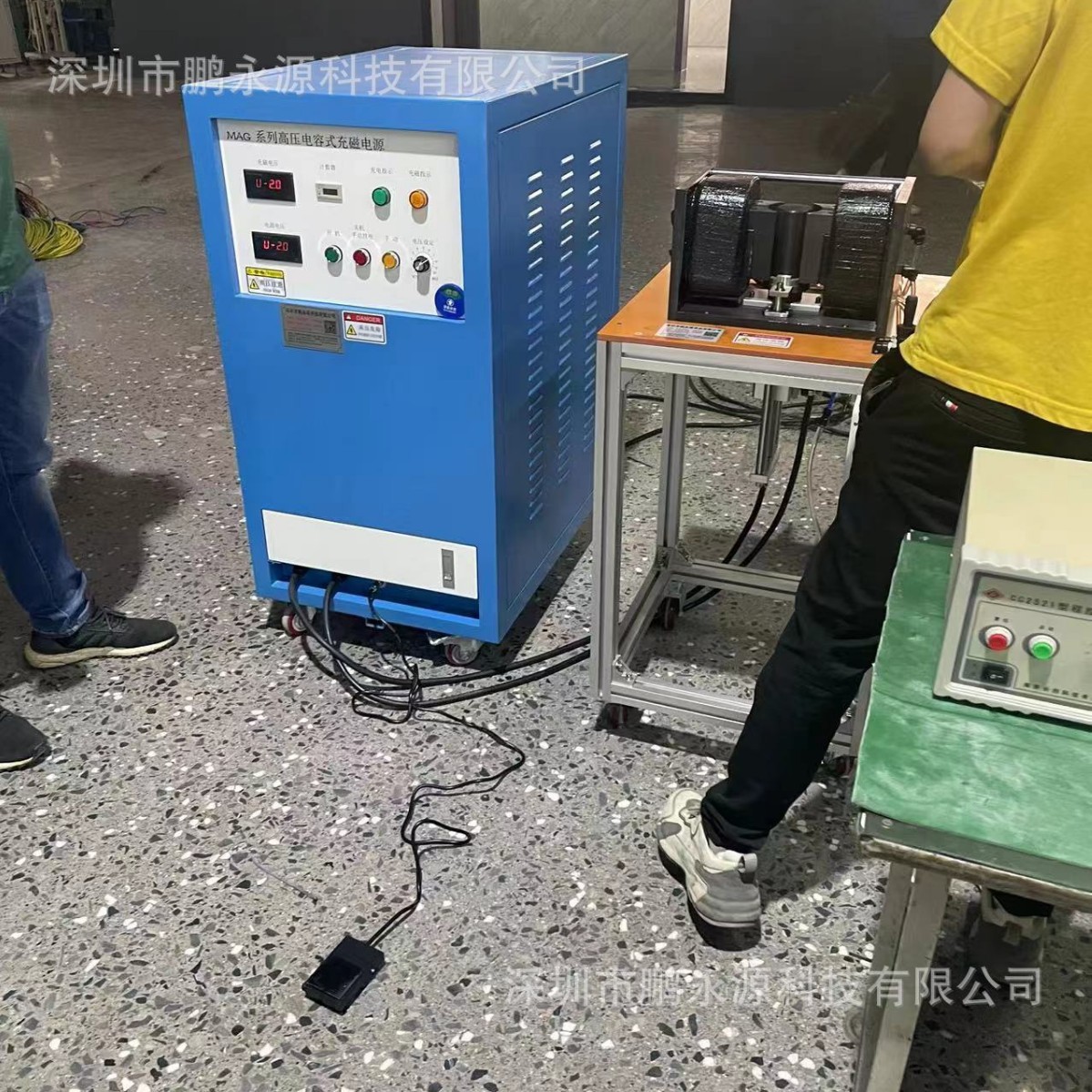 Máquina de magnetización de motor Accesorio de magnetización multipolar Máquina de perforación magnética fuerte Rotor de motor Máquina de magnetización Rotor interno y externo