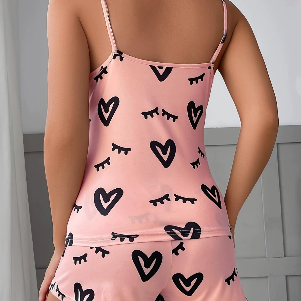 Пижама, летний комплект, шорты, Aliexpress, европейский стиль, с цветами