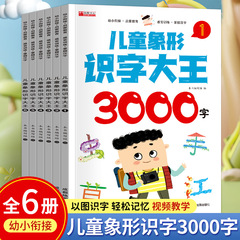 卸売識字王 3000 単語フルセット 6 巻 3 ～ 8 歳の子供の識字能力就学前啓発識字能力