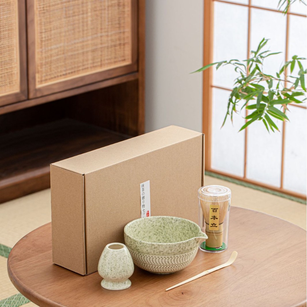 Caixa de regalo de estilo japonés de la dinastía Song, set de herramientas para ordenar té Matcha Matcha