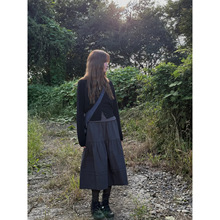 现 2025秋季新款韩国设计师brendab*enden氛围感拼接半身裙