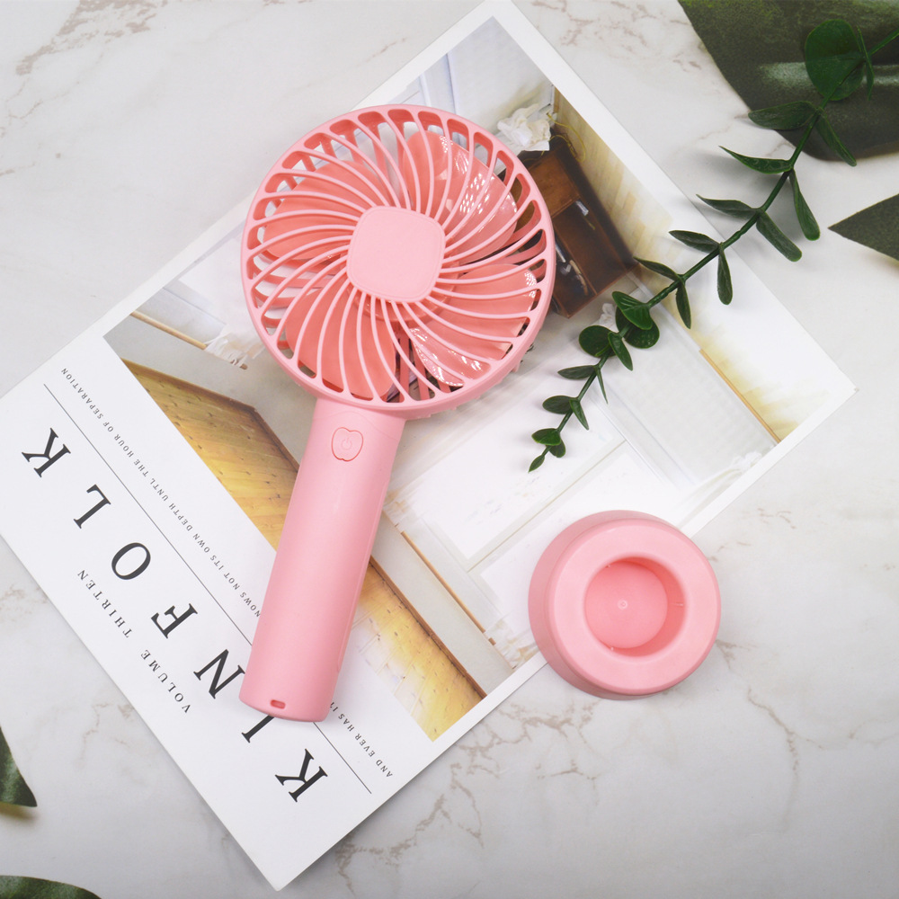 Ventilador de mano silencioso pequeño portátil transfronterizo USB de escritorio ventilador eléctrico de carga mini ventilador pequeño
