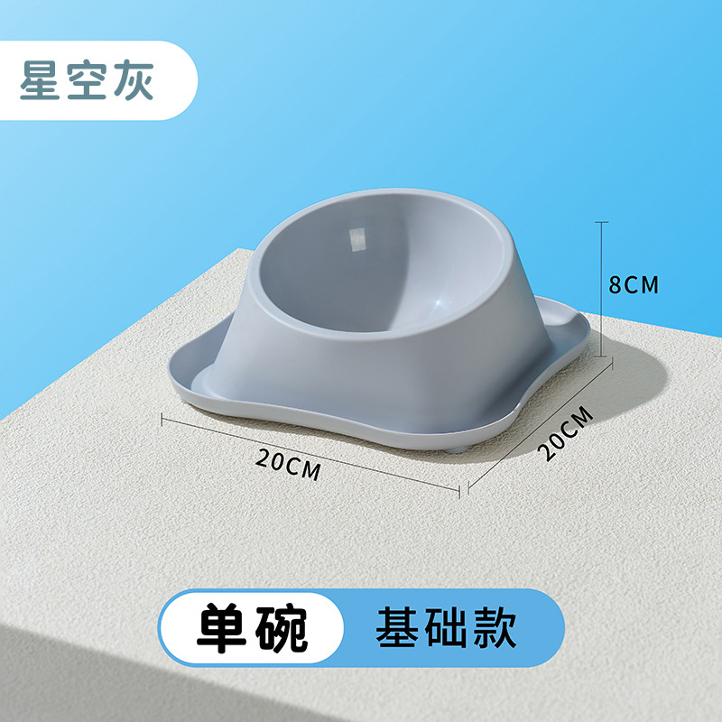 Protector de cuello para gatos Tazón doble de acero inoxidable Tazón para gatos anti-volteo Tazón para perros Tazón para perros a prueba de fugas de gran capacidad Tazón para perros Tazón para gatos Tazón para mascotas