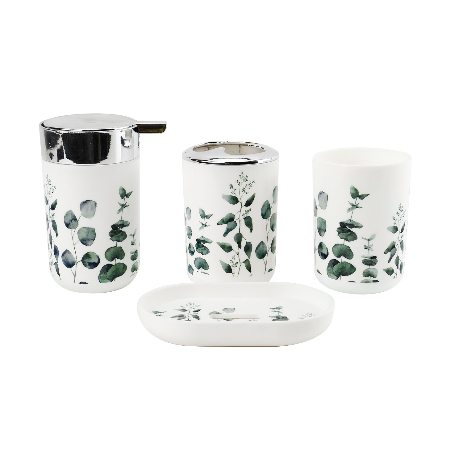 Nuevo kit de baño de plástico baño conjunto de artículos de baño baño baño hogar conjunto de impresión