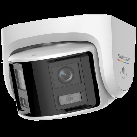 海康威视180°双摄广角摄像机poe监控双目臻全彩摄影头400/600万