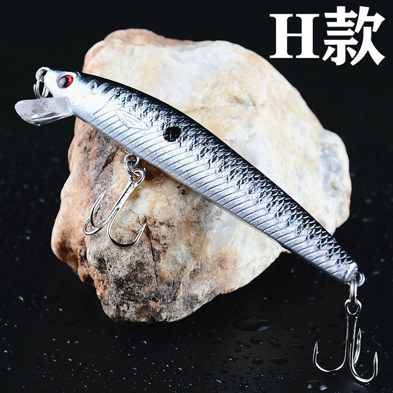 Sinking Minnow Fishing Lures 80mm 11g Haed Baits Fresh Water Bass Swimbait Tackle Gear