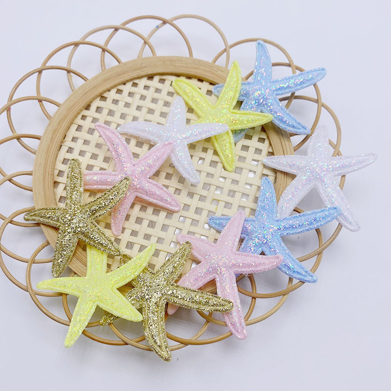 Fluorescent Gold Starfish Hairpin Accessories Ocean Series Mobile Phone Case Material Creative Children Handmade DIY Material Fluorescent Gold Starfish Hairpin Accessories Ocean Series Mobile Phone Case Material Creative Children Handmade DIY Material