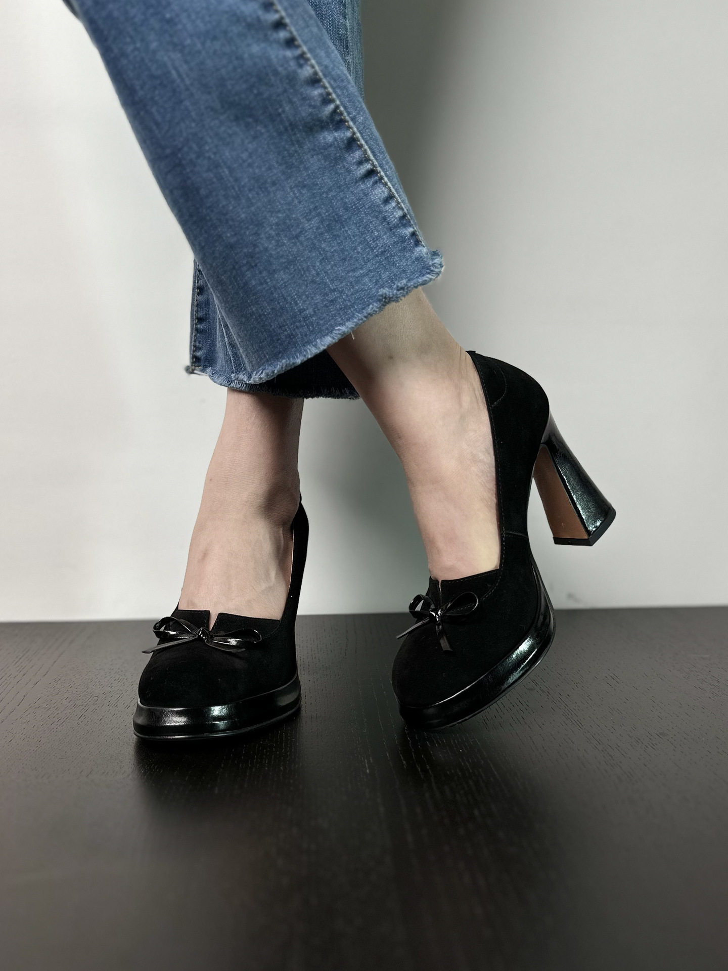 High Heels Damen dicken Absätzen Licht Mund einzelnen Schuhe einfaches Temperament Herbst neue Damenschuhe_voghion.com