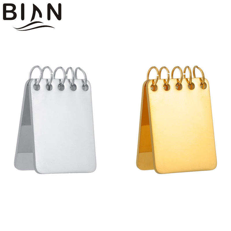 Europe and the United States cross-border hot 18k astronomical notebook laser marking pendant stainless steel accessories jewelry a generation of hair Europe and the United States cross-border hot 18k astronomical notebook laser marking pendant stainless steel accessories jewelry a generation of hair