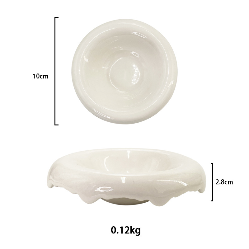 낙서 맛 접시 10cm (소)