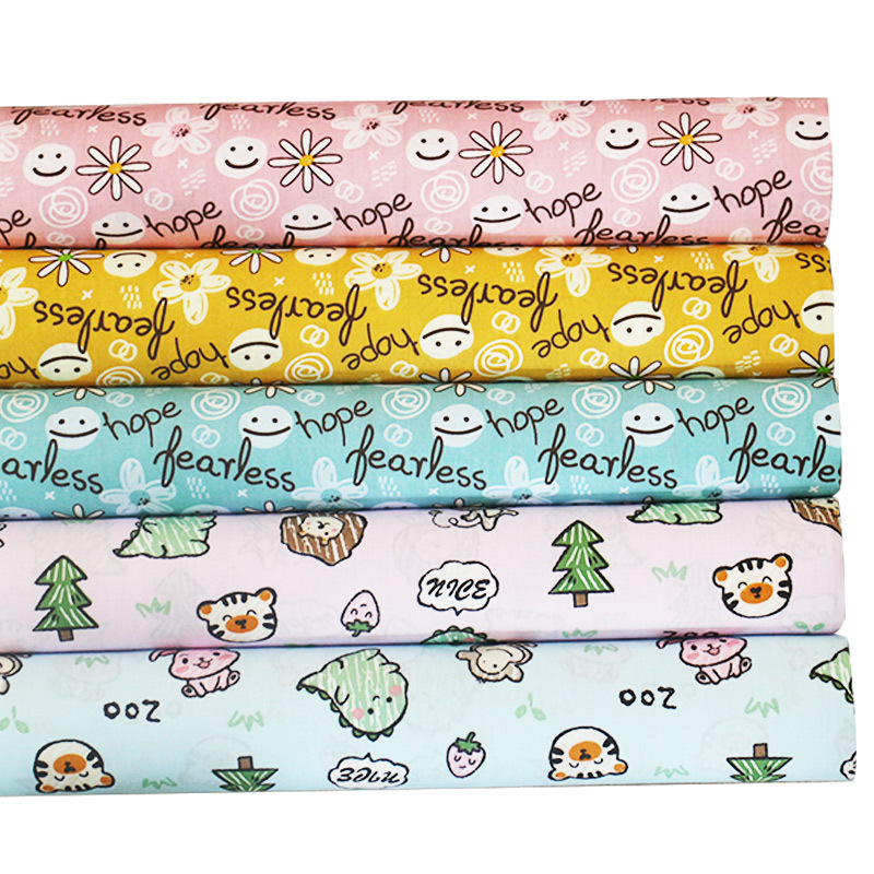 【漫画ツイルシリーズ】40カウント漫画柄プリント綿生地寝具手作り綿裏地|undefined