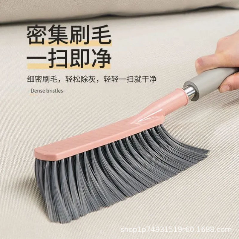 床掃除ブラシ長柄大ブラシ除塵ブラシ家庭用小型ほうきカーペット布団軟毛床ブラシソファー清掃ブラシ|undefined