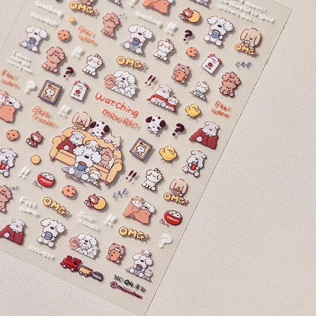 Cute Japanese nail stickers for nails