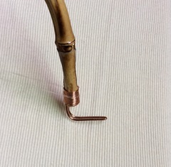 茶壺提手/提梁壺柄/竹鞭茶壺柄/竹把手/竹手挽/竹提手/銅勾竹提