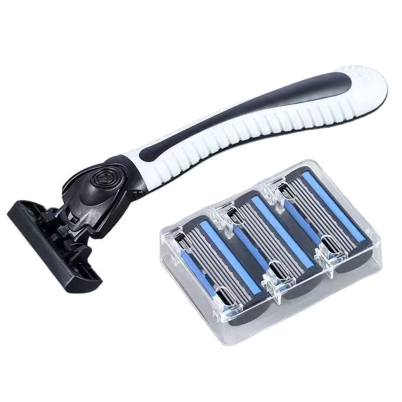Cross-Border Supply Razor, Portable, Economical, Durable, Razor Holder, Portable Travel Set, Three Razor Heads