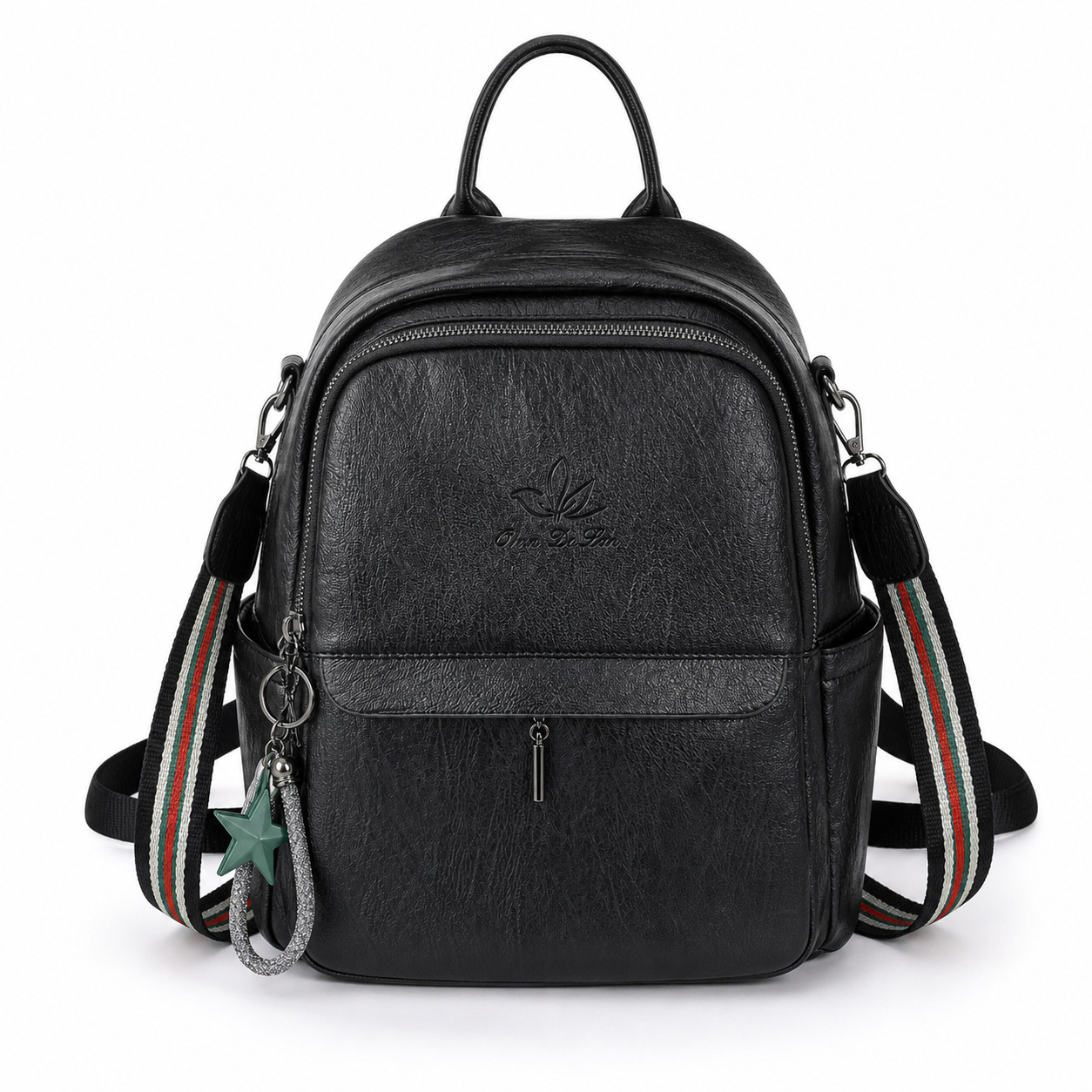 Mochila de cuero suave para mujeres 2026 nueva mochila multifuncional con cinturón de hombro ancho estilo coreano mochila de hombro al por mayor