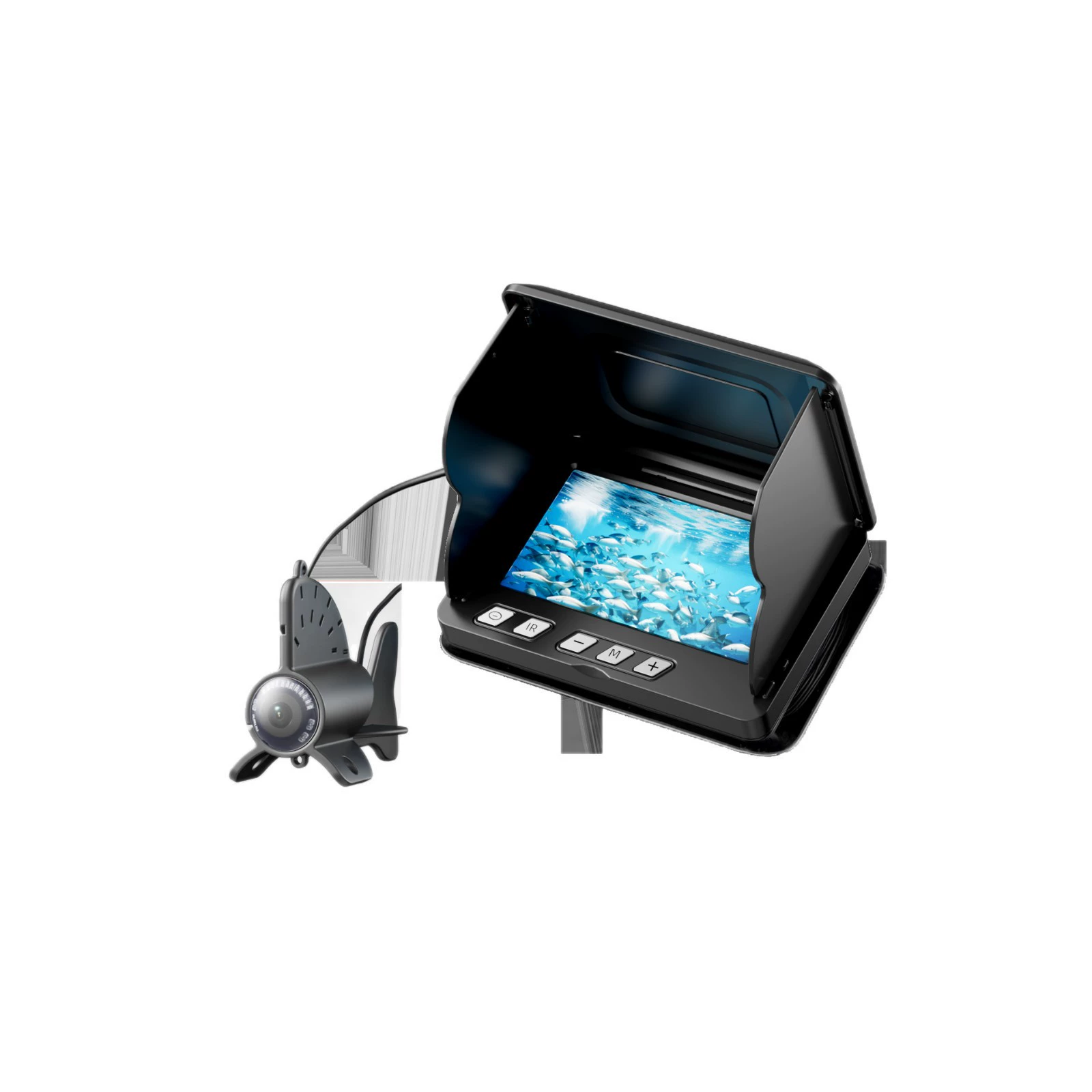 25-year new fish finder HD with night vision underwater visible HD camera day and night muddy water fish finder