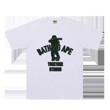 X05 Ape Man Printed Cotton Short Sleeve All-match Top