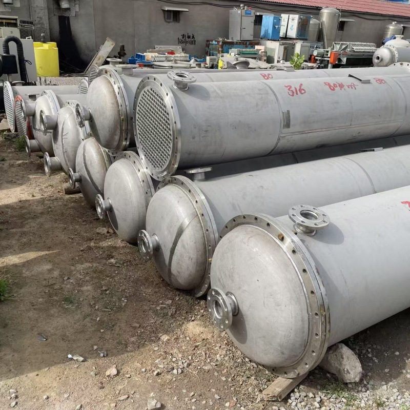 二手不锈钢工业用列管冷凝器换热设备 操作方便