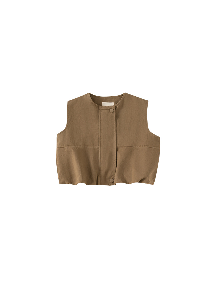 Youbao Ropa para niños Chaleco para niños Chaleco de otoño de todo fósforo retro para niños Chaleco de estilo extranjero para niños Chaleco de bebé