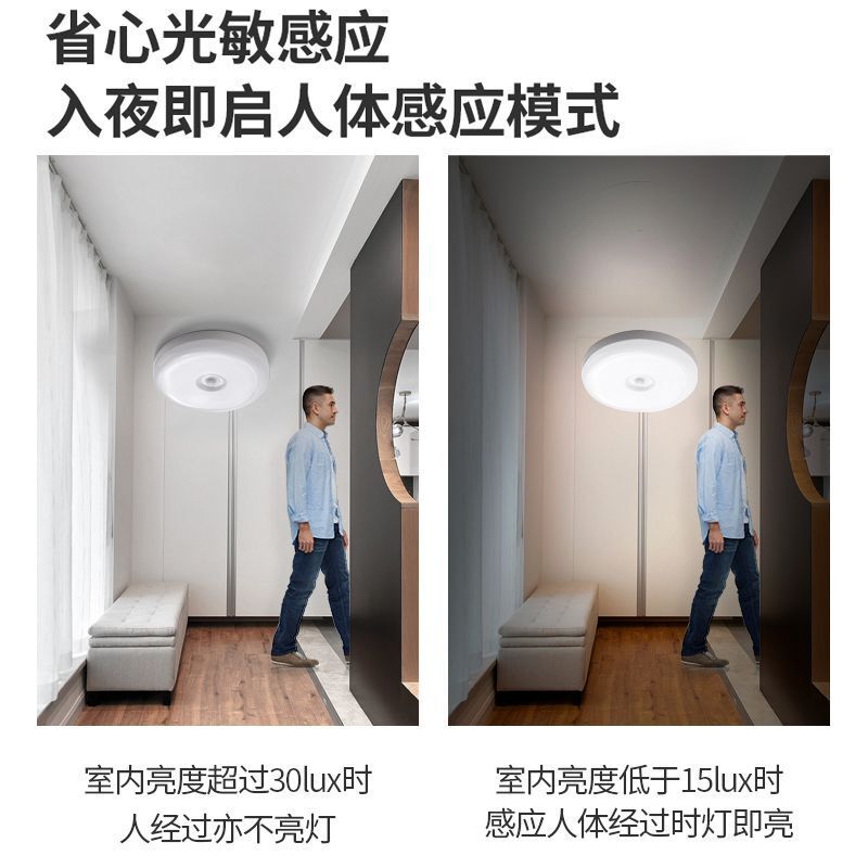 LED センサー天井ランプ音声起動廊下階段通路ホームエントランス廊下自動レーダー人体センサーランプ|undefined