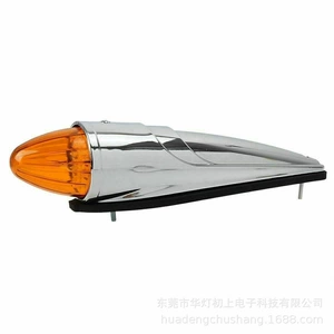 12V 24V Elektrolizlə örtülmüş sarı işıq 17LED yük maşını qoşqu kabin dam işığı