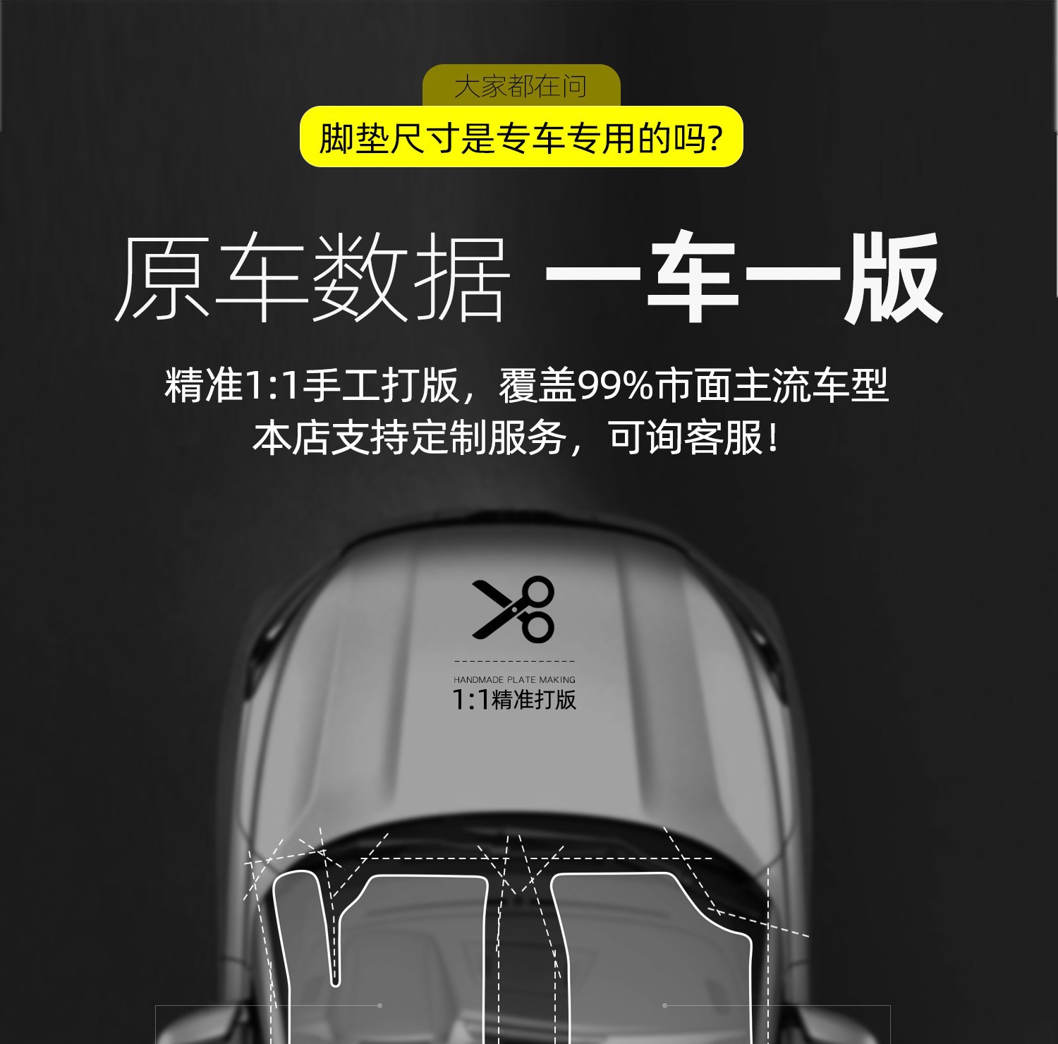 Wholesale 4S shop original suede car floor mats, nylon velvet loop carpet, high-end wear-resistant carpet for cars