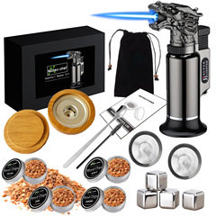 Molec-chefカクテルスモーク器工場直販オーク材対外貿易クロスボーダースモーク木箱香薫木蓋