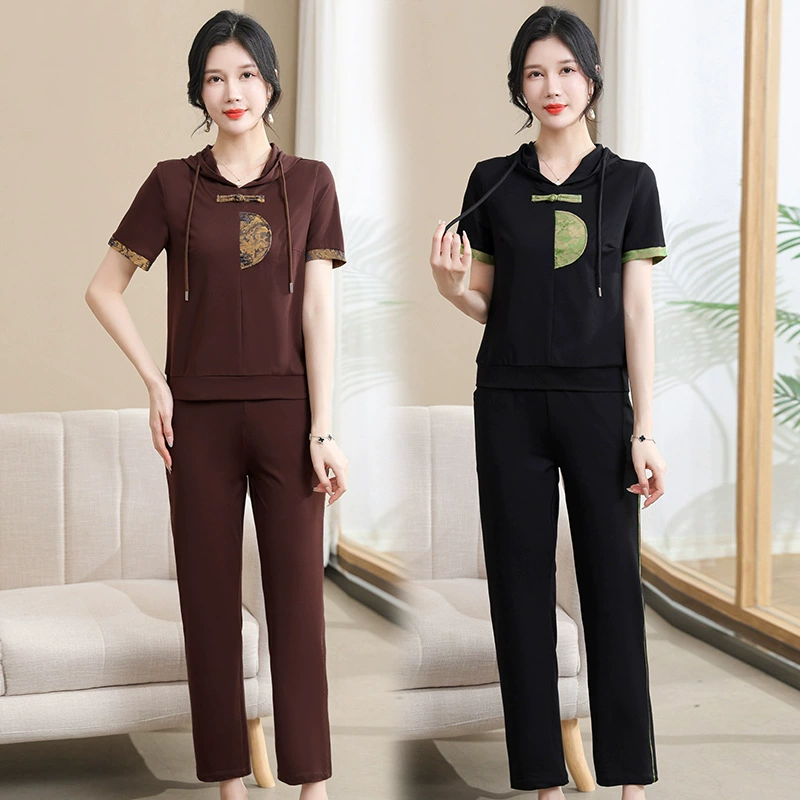 Спортивный и досуговый костюм Женская весна и осень 2022 новая свободная иностранная мода