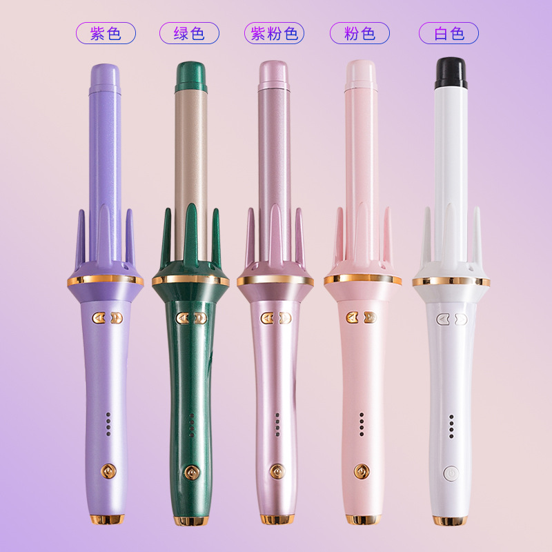 Foreign trade source manufacturer 28mm automatic hair curler lazy curly hair negative ion perm large volume wave does not hurt hair