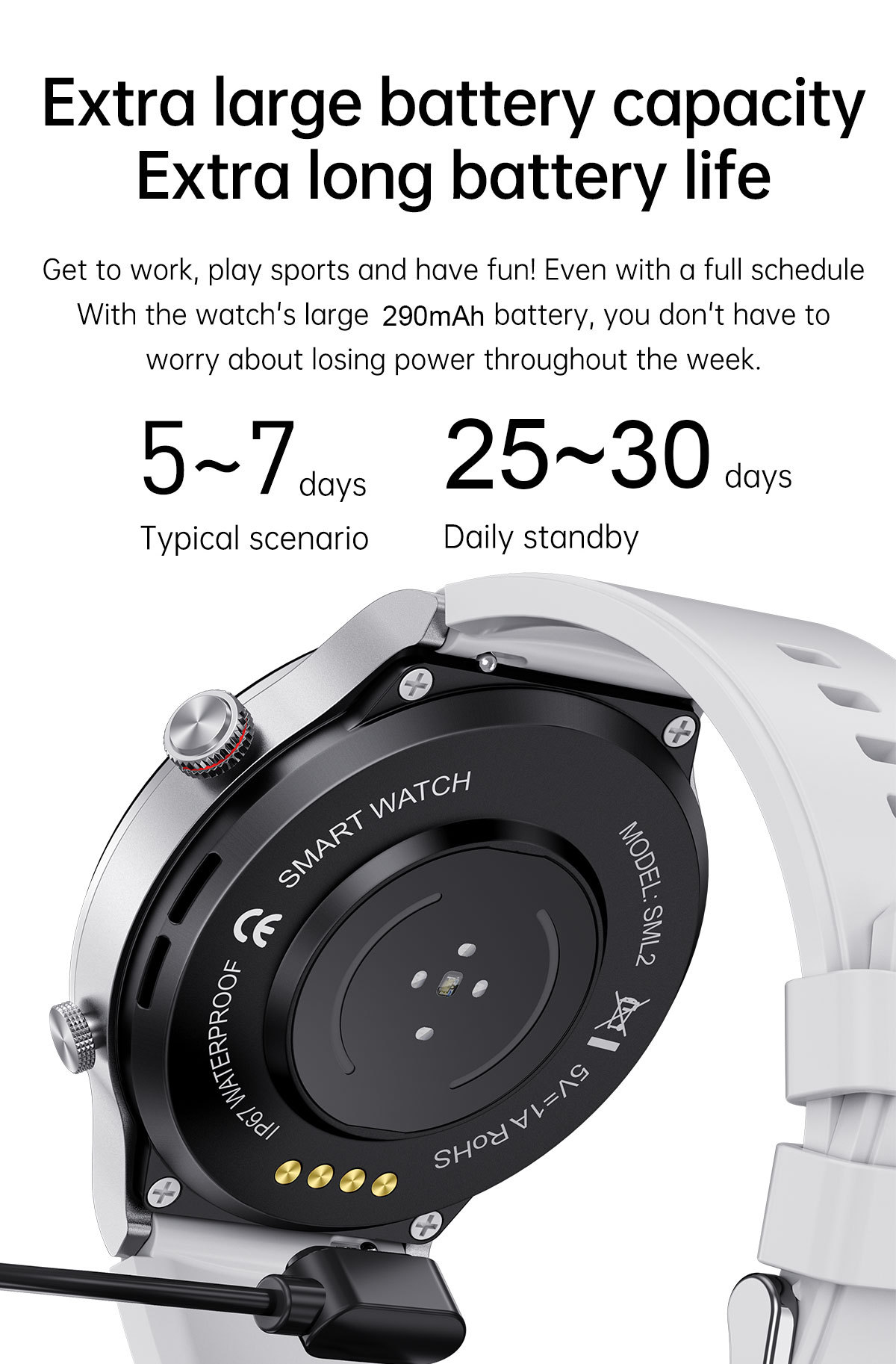 Men's Smartwatch Bluetooth Calling Heart Rate Blood Pressure Monitor_voghion.com