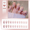 Three dimensional nail stickers from pearl, fake nails for manicure, ready-made product, wholesale