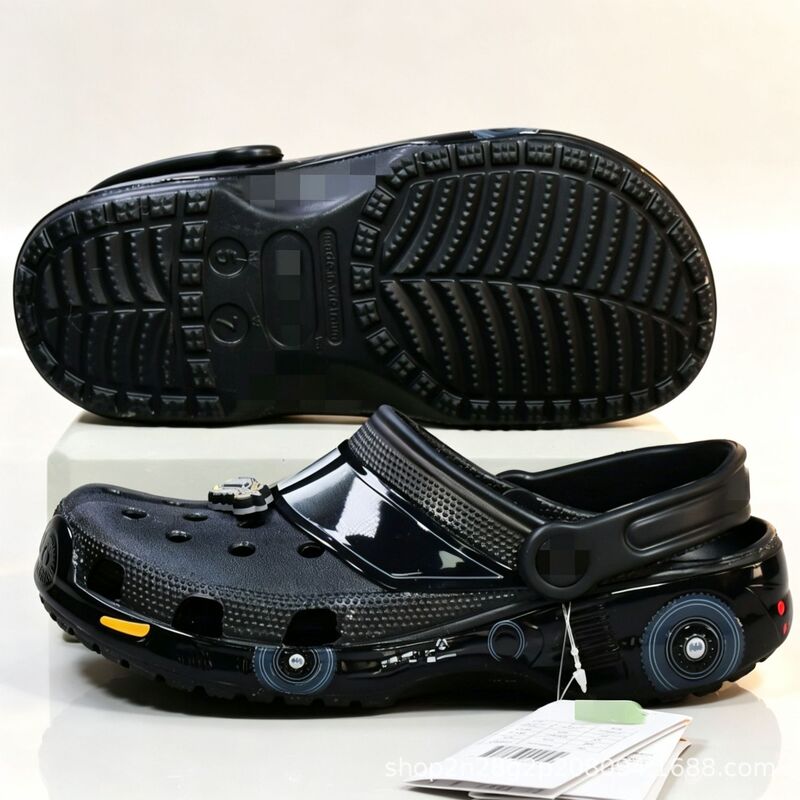 2025 New Classic Batman Sports Car Clogs Men's Beach Shoes Outdoor Closed-Toe Men's Beach Shoes Outdoor Closed-Toe